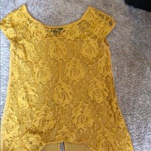 Gold shirt